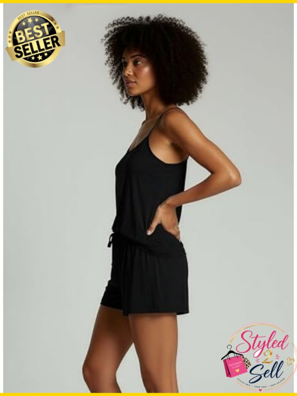 3 Pack Women's Cami Shorts Pajama Set Soft Comfy Summer Lounge - Picture 5 of 6